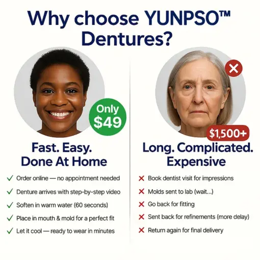YUNPSO™ Custom-Fit Functional Dentures - Image 3