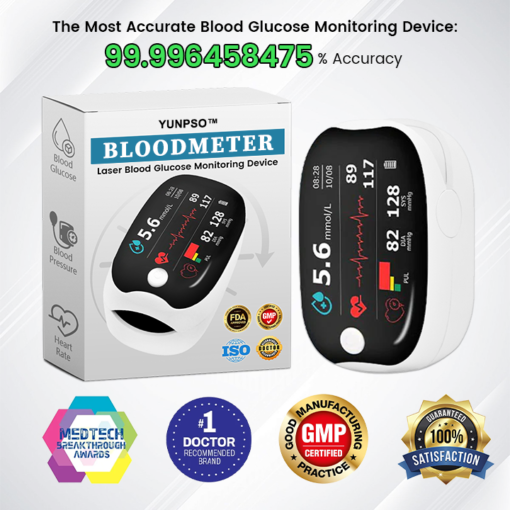 YUNPSO™ BloodMeter Laser Blood Glucose Monitoring Device - Image 2