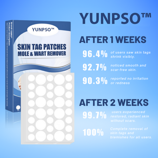 YUNPSO™ Moles & Warts Removing Skin Tag Patch - Image 2