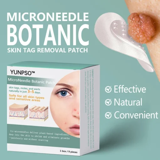 YUNPSO™ MicroNeedle Botanic Skin Tag Removal Patch